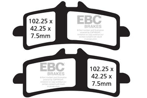 Brakes - FA447HH Fully Sintered - EBC (2 Set Front)