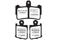 Brakes - FA499/4HH Fully Sintered  - EBC (Front)
