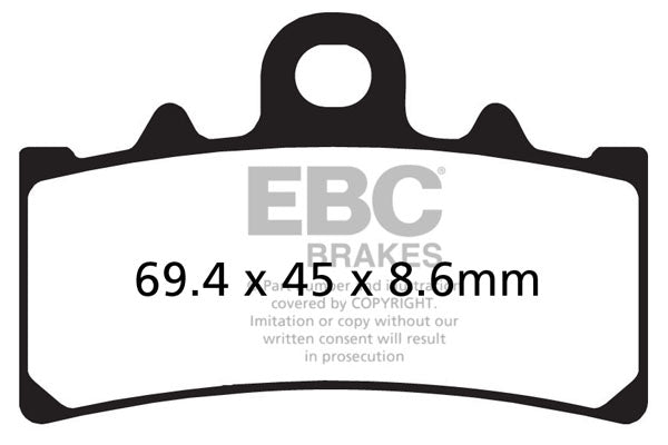 Brakes -FA606 Organic - EBC (Front)