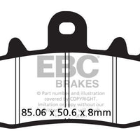 Brakes - FA630V Semi Sintered - EBC (1 Set Front)