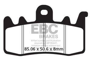 Brakes - FA630V Semi Sintered - EBC (1 Set Front)
