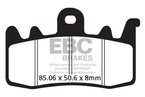 Brakes - FA630HH  Fully Sintered  -EBC (2 Set Front)