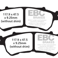 Brakes - FA640 Organic - EBC (Front)