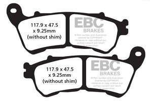 Brakes - FA640V Semi Sintered - EBC (Front)