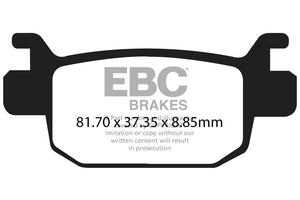 Brakes - FA698HH Fully Sintered - EBC (Rear)
