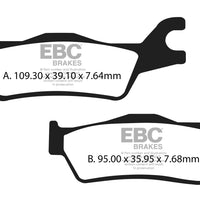 Brakes - FA715HH Fully Sintered  - EBC (Front)