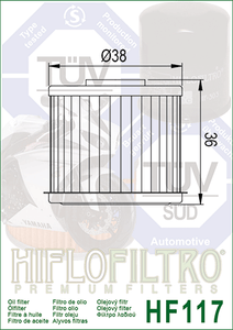 Transmission Filter 117 by HI FLO.