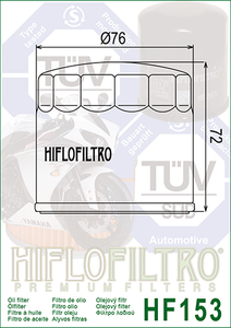Oil Filter 153 by HI FLO.