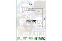 Oil Filter 160 - Hiflo (Race)
