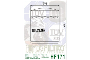 Oil Filter 171 - Hiflo (Chrome)