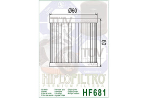 Oil Filter 168 - Hiflo