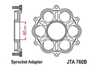 Sprockets Spares - Adaptor (760B) - JT
