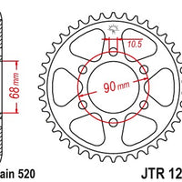 Sprockets Rear (JTR1224-36T) - JT