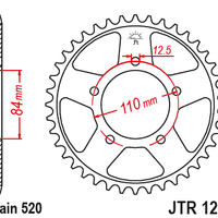 Sprockets Rear (1225 - 41T) - JT