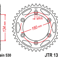 Sprockets Rear (1306 - 42T) - JT