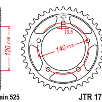 Sprockets Rear (1792 - 48T) - JT