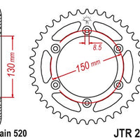 Sprockets Rear (JTR251- 50T) - JT