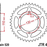 Sprockets Rear (486 - 46T) -JT