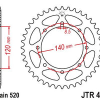 Sprockets Rear (JTR487- 37T) - JT