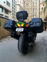 Kawasaki ZX14R Sidecases Carrier - Quick Release "Lock It".
