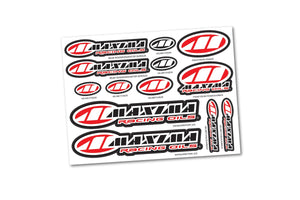 Maxima Assorted Logo Decal Sheet