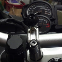 RAM Base - Motorcycle Handlebar Clamp Base with M8 Screws.