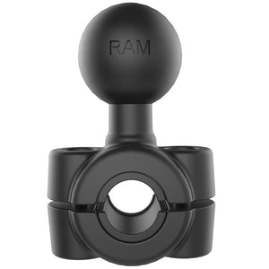 RAM Base - Torque 3/8" - 5/8" Diameter Mini Rail Base with 1" Ball.