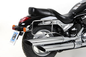 Suzuki M 800 Intruder Sidecases Carrier - Quick Release "Lock It" (Chrome).