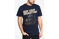 Adventure T-Shirts printed -BLUE.
