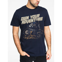 Adventure T-Shirts printed -BLUE.