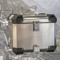 Bumot Luggage - Top Case 43L Defender Evo (Aluminium, Black & Frozen Grey).