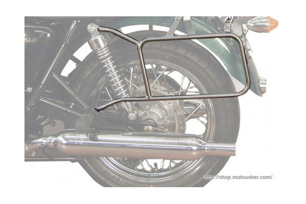 Triumph Bonneville / T100 Carrier - Sidecases 'Permanently Fixed' (Chrome).