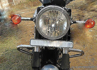 Triumph Bonneville Styling - Number Plate Relocation.
