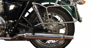 Triumph Bonneville / T100 Carrier - Sidecases 'Permanently Fixed' (Chrome).
