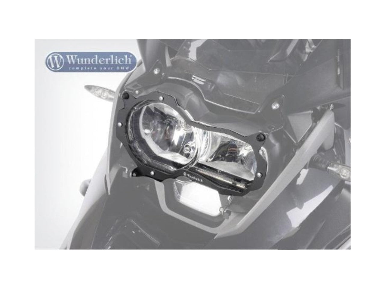 BMW R1200GS Protection - Headlight Guard Foldable (Lexan Clear) Clear