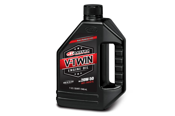 VTwin Oils :- 100% Synthetic (20W50).