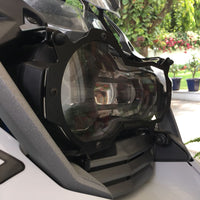 BMW R1200GSA Protection - Headlight Guard Foldable (Lexan Clear).