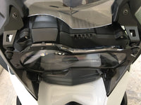 BMW R1200GSA Protection - Headlight Guard Foldable (Lexan Clear).
