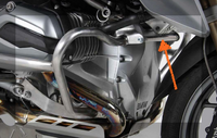 BMW R1200GS Protection - Engine Crash Bars :- Additional Off road Support.
