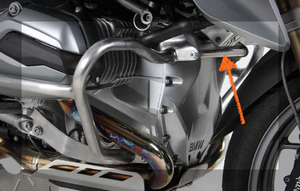 BMW R1200GS Protection - Engine Crash Bars :- Additional Off road Support.