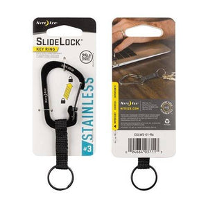 Carabiner Keyring with Slide lock (SS)